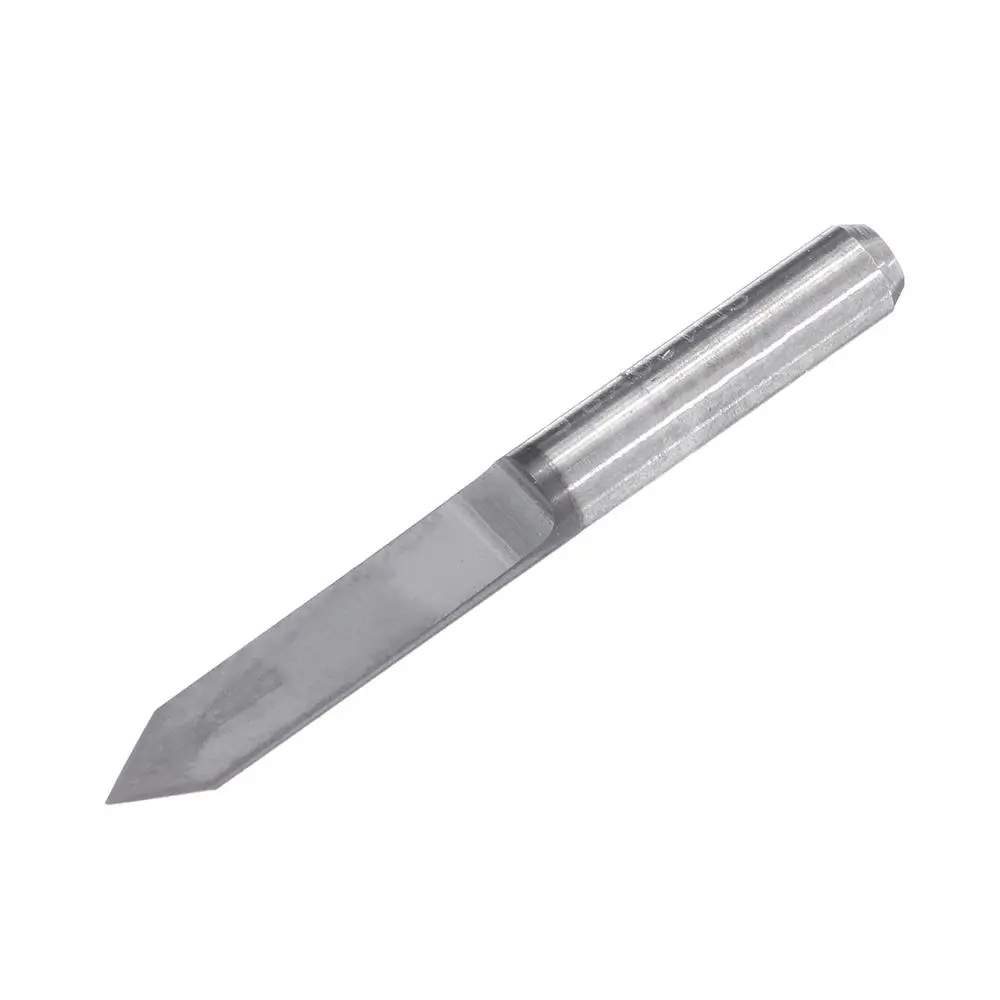 60 Degree PCB Engraving Bit - 3.175mm Shank - 0.1 to 0.5mm Flat Bottom CNC Tool - Image 2