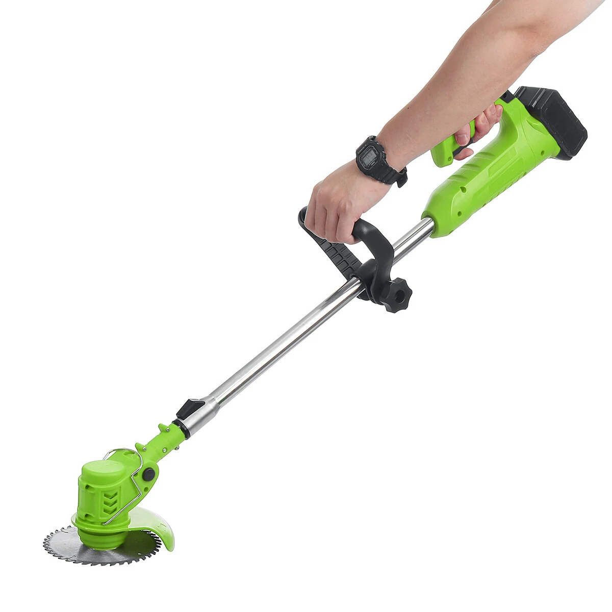 Cordless Grass Trimmer - 25000RPM Electric Lawn Mower w/ Battery & Adjustable - Image 3
