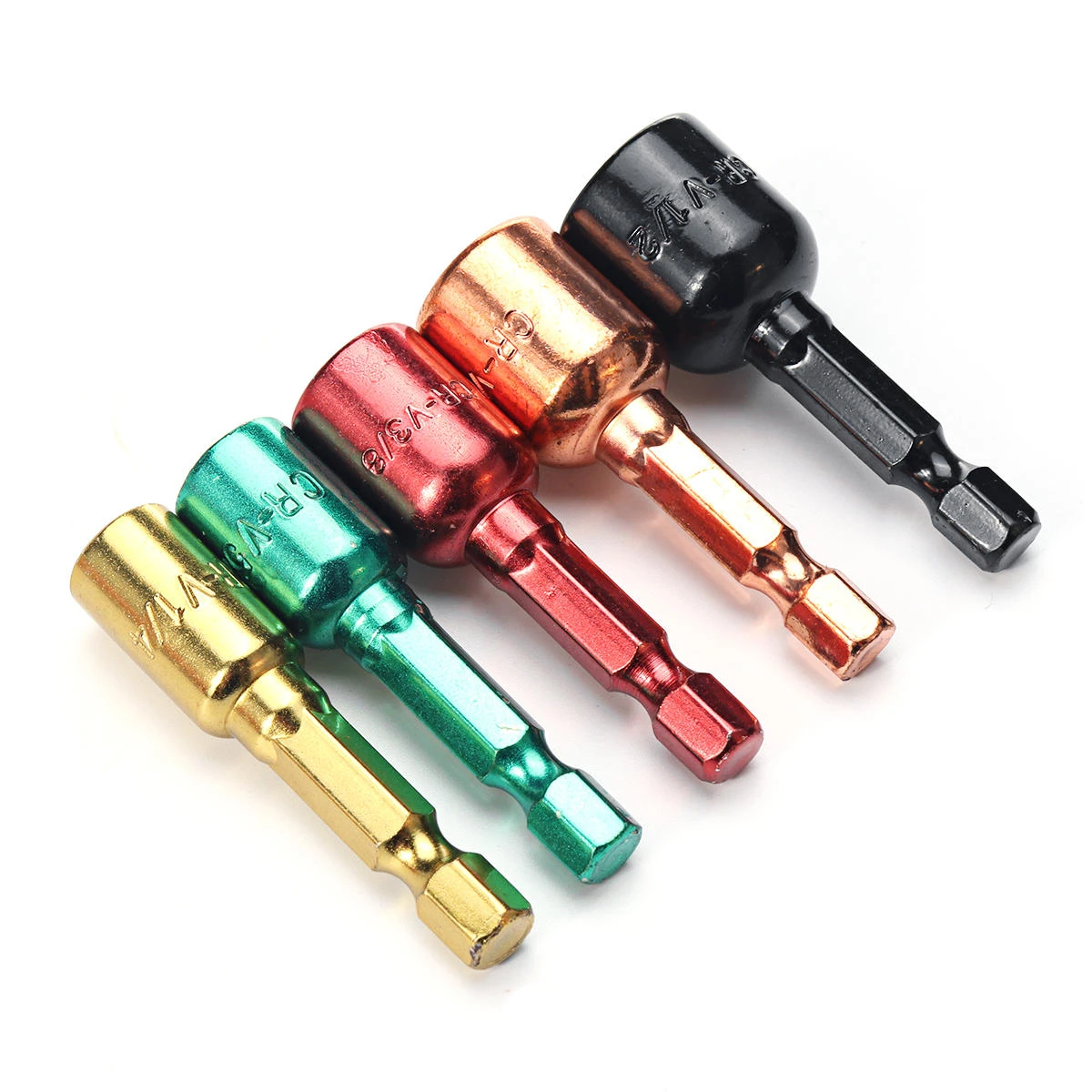 Drillpro 5pc 48mm Hex Magnetic Sleeve Adapter | Chrome Vanadium Steel Extension Rod - Image 4