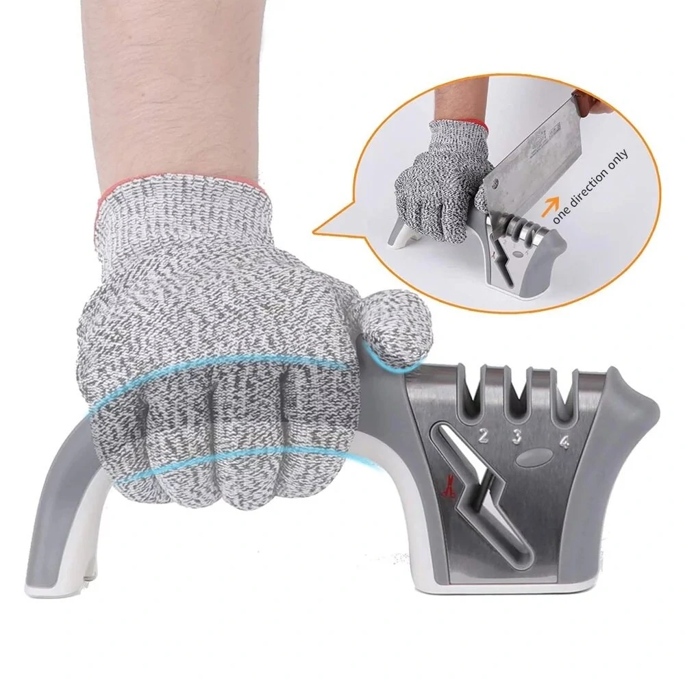 MYVIT 4-Stage Sharpener - Diamond & Ceramic Whetstone for Knives & Scissors - Image 2