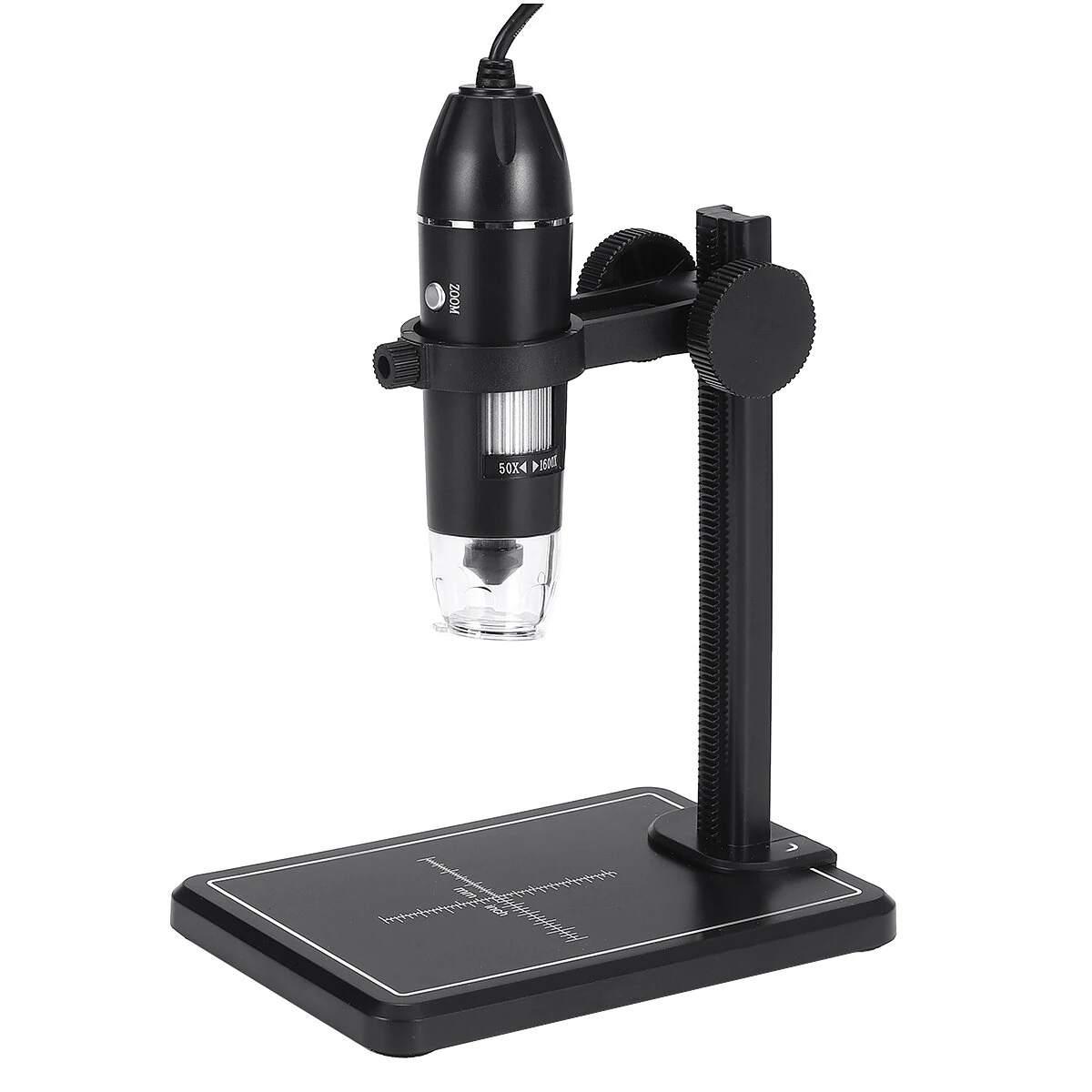 AmScope 1600X USB Digital Microscope - 2MP Camera, 8 LED Lights, Includes Stand - Image 3