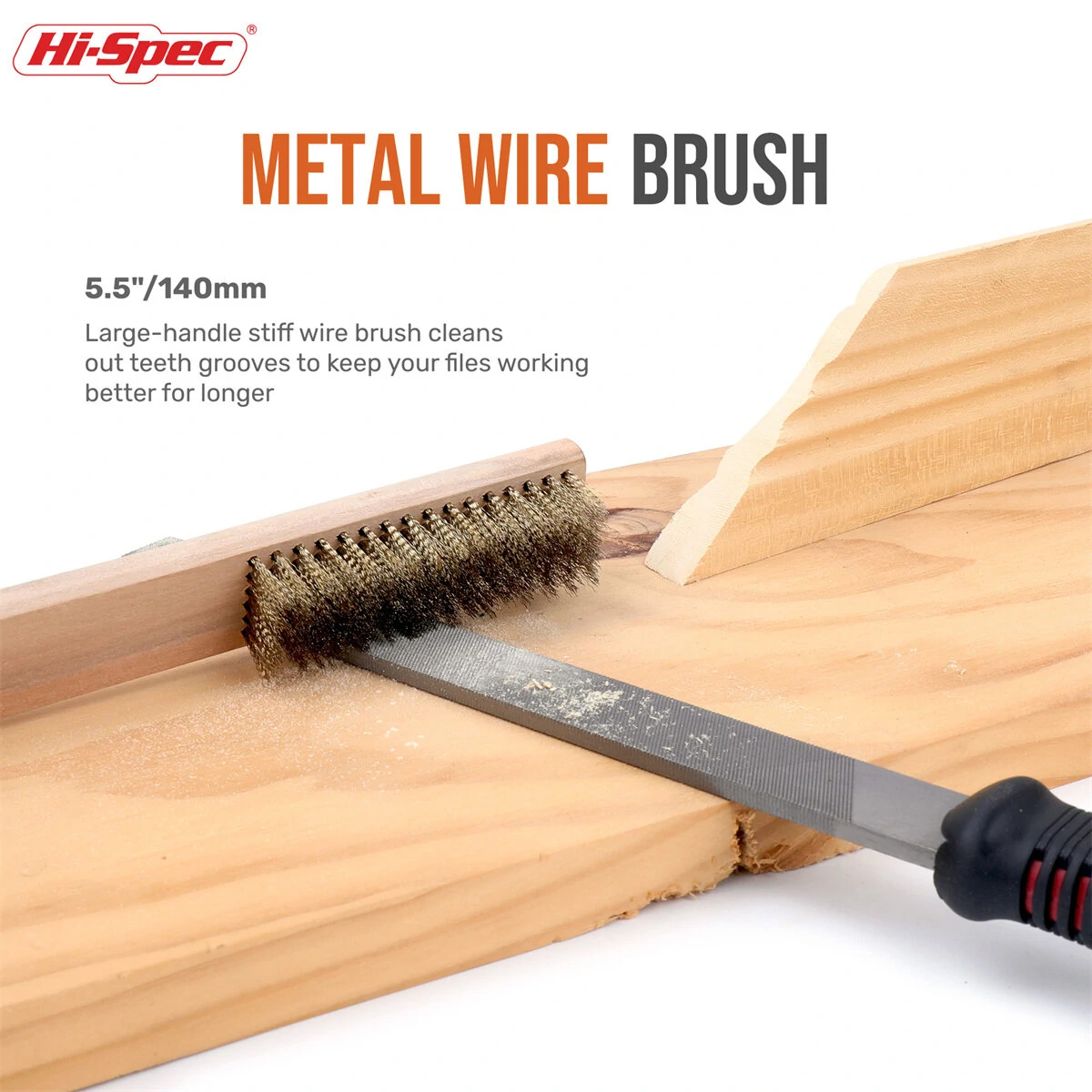 HI-SPEC 16pc Metal File Set | T12 Drop Forged Steel | Triangle Flat Round & Needle Files - Image 4