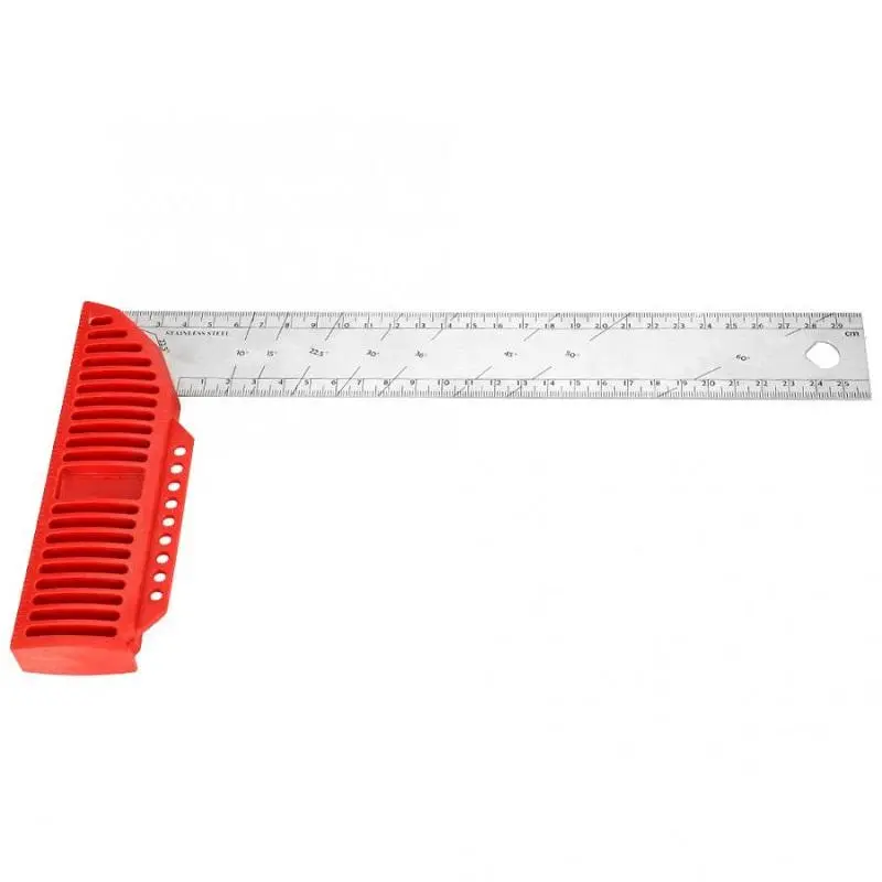 Stainless Steel 90 Degree Angle Ruler - 20/25/30/40cm - Woodworking Tool - Image 5