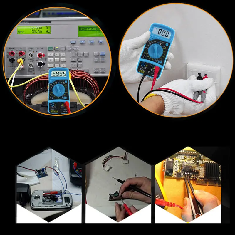 ANENG AN8205 Digital Multimeter - AC/DC Voltmeter Ammeter Ohm Tester - Image 2