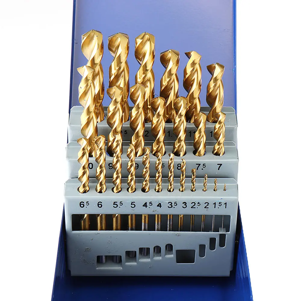 M42 8% Cobalt HSS Titanium Drill Bit Set | 25Pcs 1-13mm | For Stainless Steel Metal & Wood - Image 2