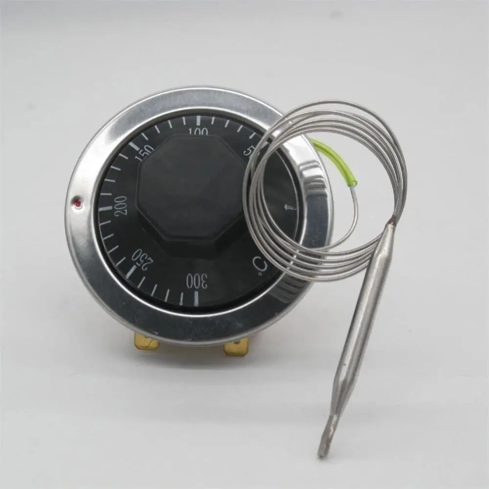 AC220V 16A Thermostat Control Switch - 50-300C Dial for Electric Oven with Sensor - Image 2
