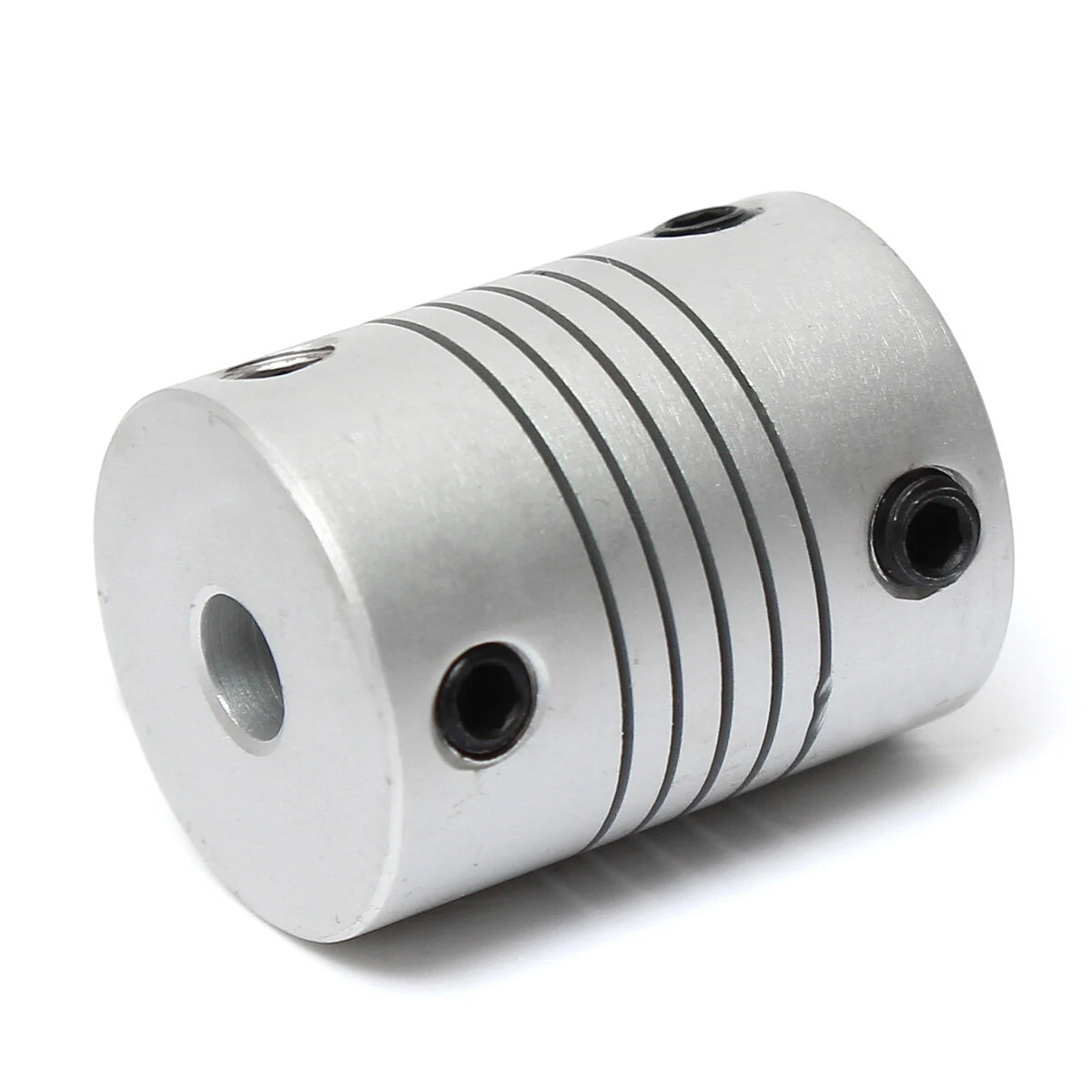Aluminum Flexible Shaft Coupling | 5x8mm to 19x25mm | CNC Stepper Motor Connector - Image 4