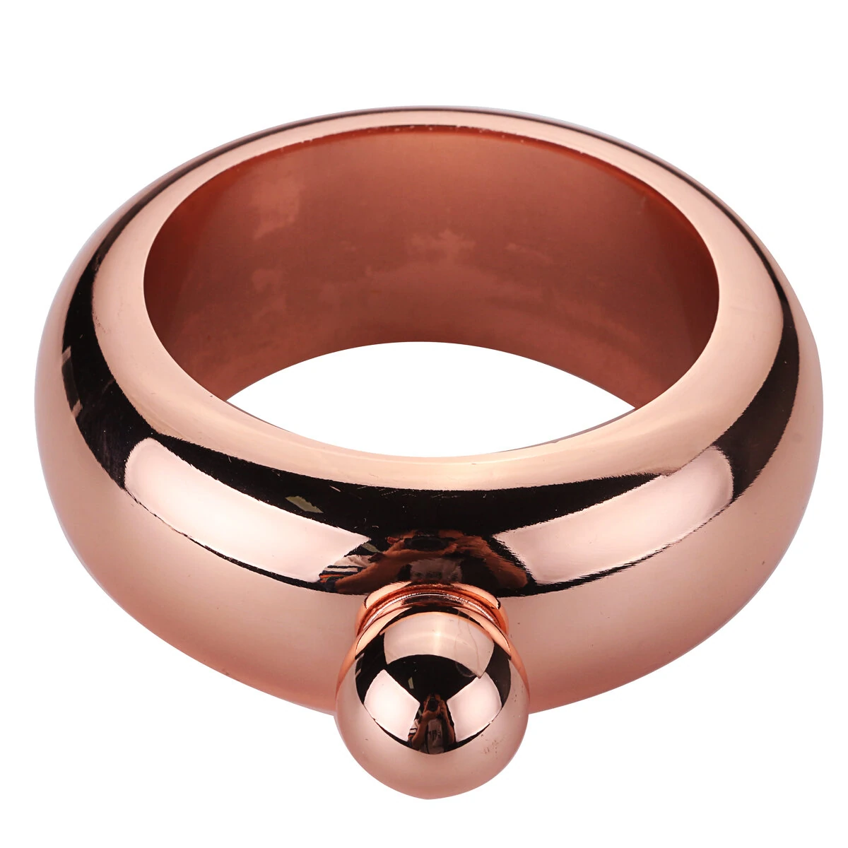 Stainless Steel Hidden Whiskey Flask Bracelet - Hip Bangle for EDC & Travel - Image 4