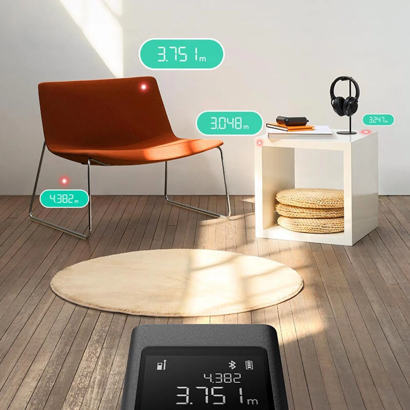 Xiaomi Mi Smart Laser Distance Meter - Bluetooth & Long Range for Home & Construction - Image 2