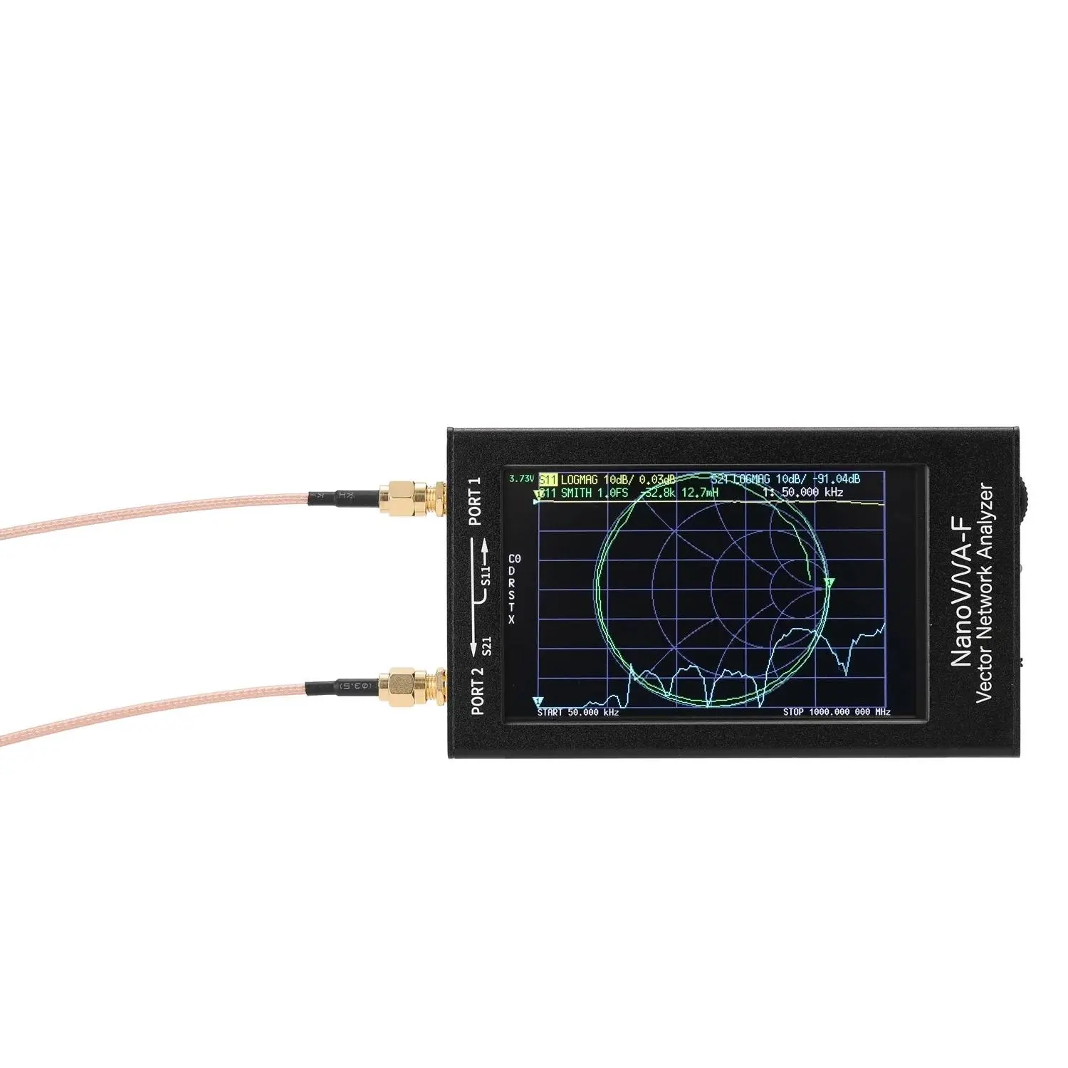 NanoVNA-F Portable Vector Network Analyzer | 50KHz-1000MHz | 4.3 Touchscreen - Image 5
