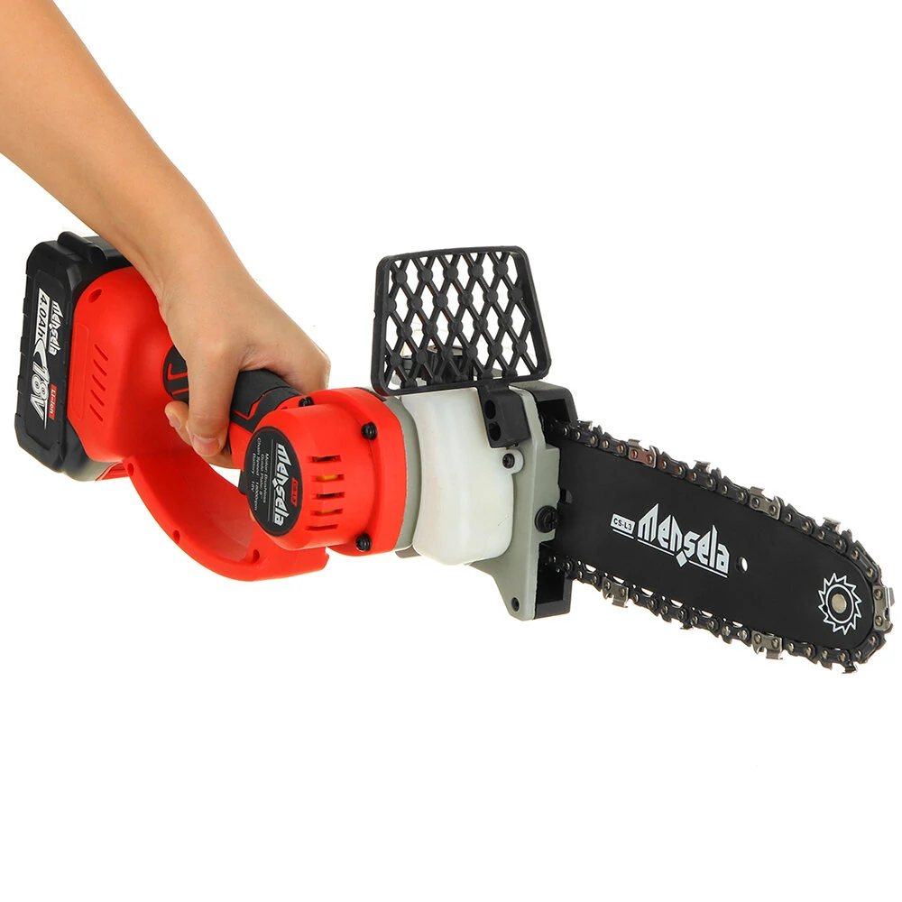 Mensela CS-L3 8-Inch Cordless Brushless Chainsaw | 4Ah Battery for Tree Trimming & Wood Cutting - Image 5