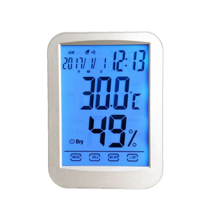 Luminous Touch Screen Hygrometer - Digital Temperature & Humidity Meter - Image 2