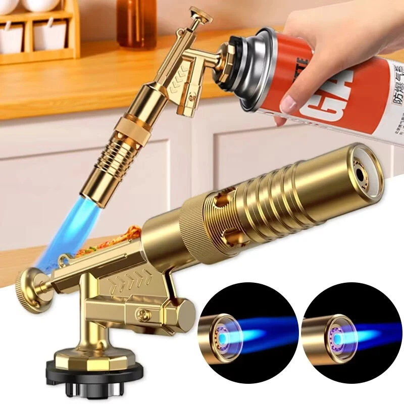High-Temperature Flame Nozzle 1300°C - Portable Welding Gas Torch with Electronic Ignition - Image 2