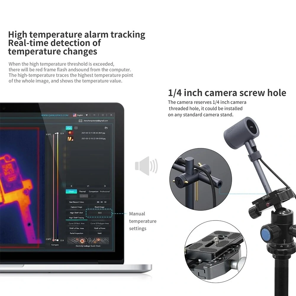 Super Cam X 3D Thermal Imager Camera -20°C to 120°C | Phone PCB & Motherboard Repair Tool - Image 5