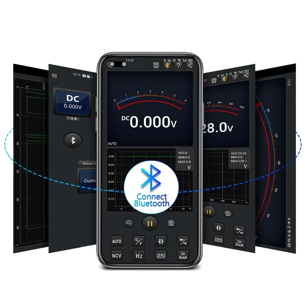 ANENG AN9002 Digital Multimeter - 6000 Count True RMS | Bluetooth & Auto-Ranging - Image 3
