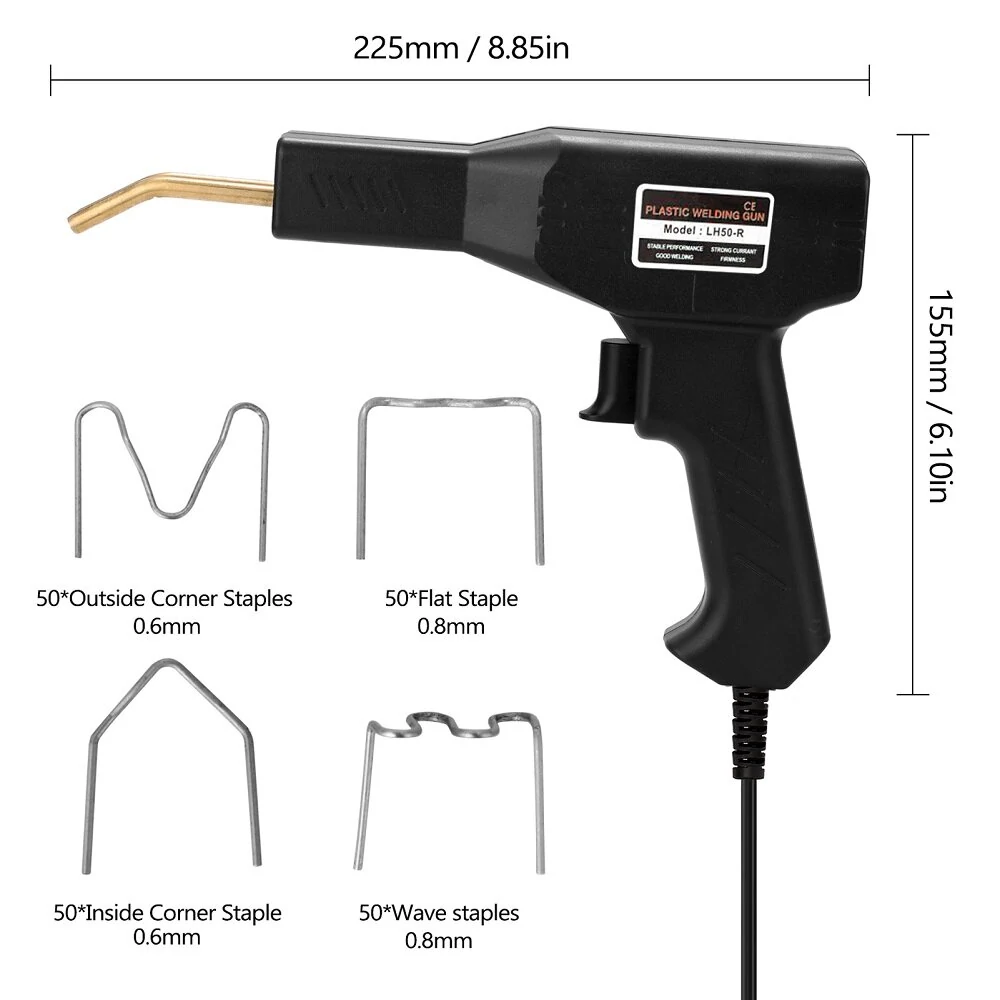Plastic Welder Machine - Car Bumper Repair Tool | Hot Stapler Welding Kit - Image 2