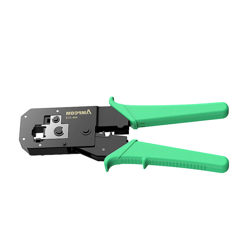 AMPCOM Network Cable Pliers - Multifunctional Crimping Tool for 8P6P Crystal Heads - Image 3