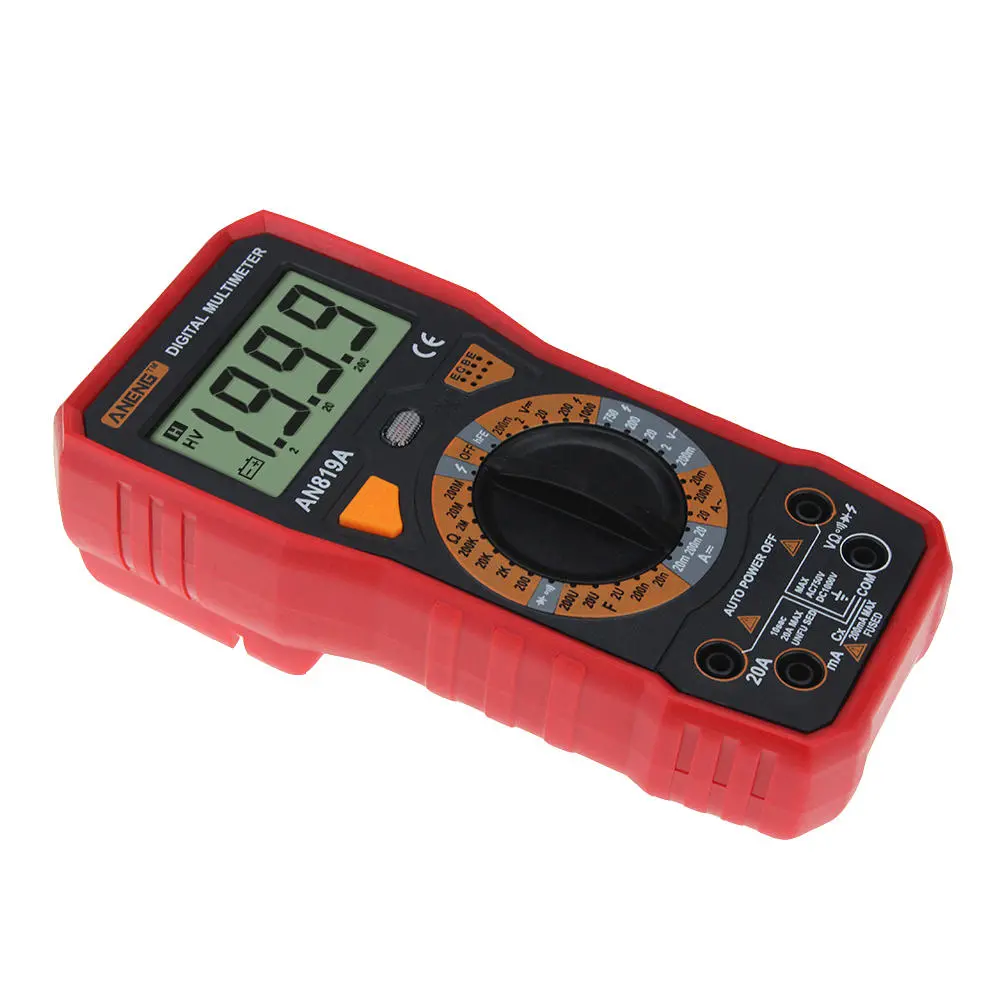 ANENG AN819A Digital Multimeter - AC DC Voltage Tester | Capacitance & Resistance - Image 4