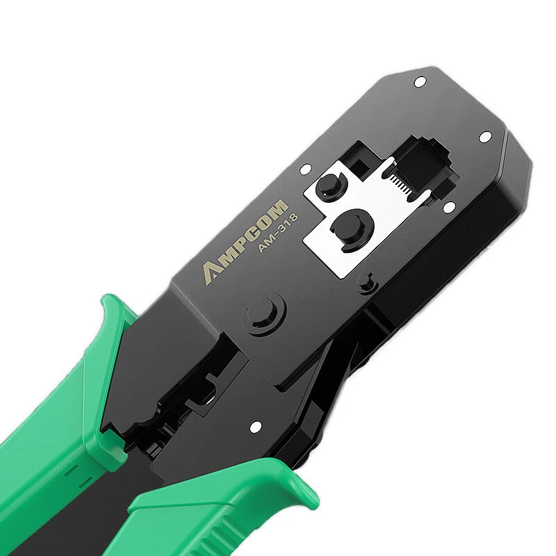 AMPCOM Network Cable Pliers - Multifunctional Crimping Tool for 8P6P Crystal Heads - Image 5