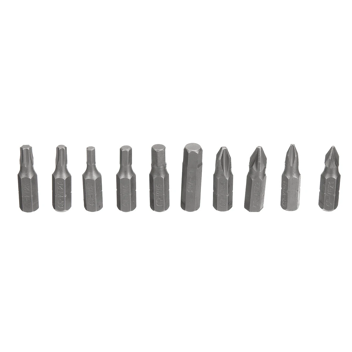 25mm 1/4 Torx Screwdriver Bits Set - 32 PCS Chrome Vanadium Steel | Plastic Box - Image 4