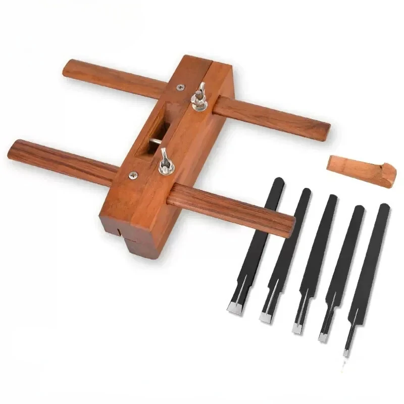 Rosewood Woodworking Planer - 175mm Adjustable Hand Planer with High-Speed Steel Blade - Image 3