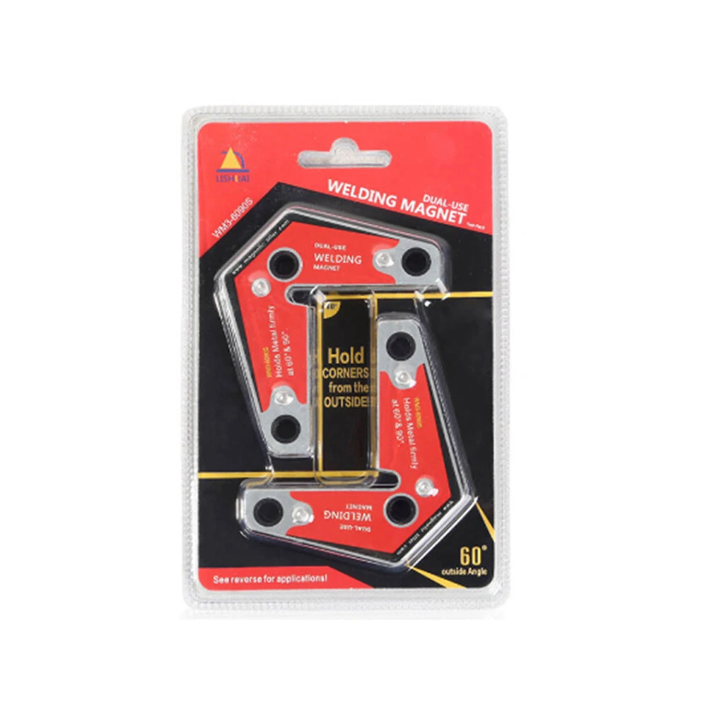 2Pcs 60° 90° Magnetic Welding Holder - Dual-Angle Corner Magnets for Welding - Image 2