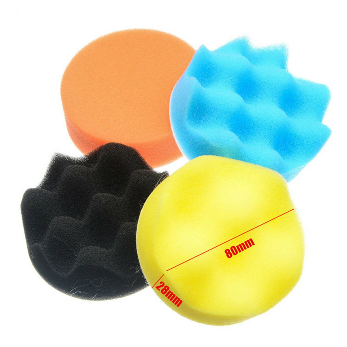 Meguiar's 3 Inch Polishing Sponge Pads - 25Pc Kit for Car Buffing & Waxing - Image 2