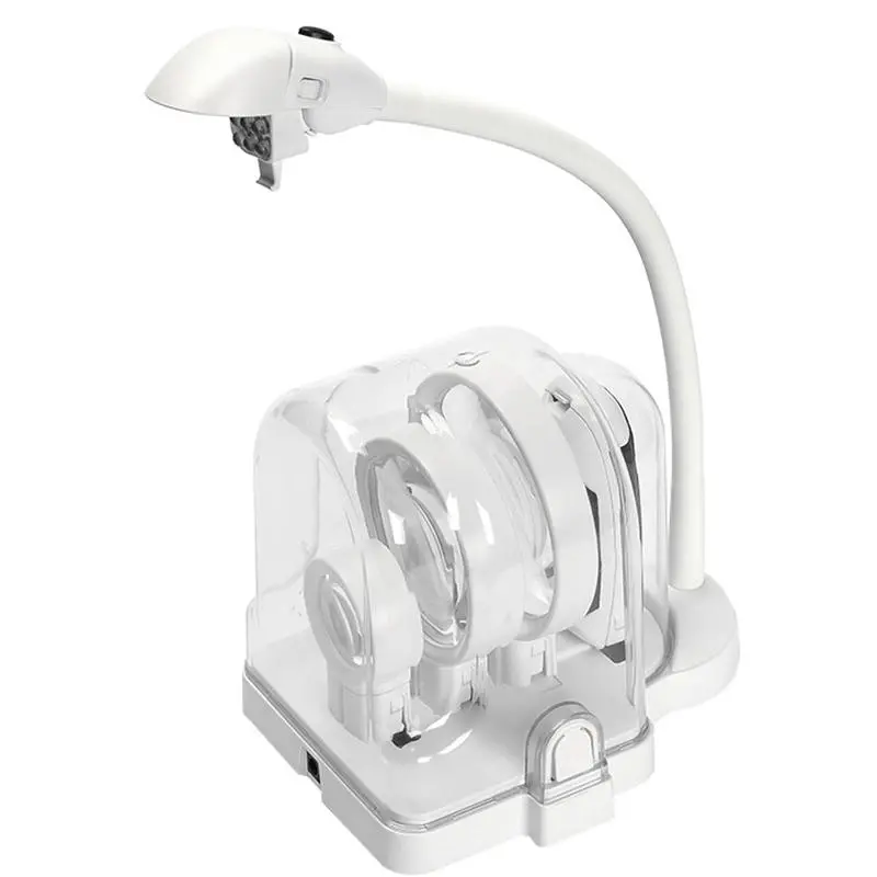 3 Lens LED Magnifier Lamp - 2.5X 5X 16X Desktop Loupe with 6 LED Lights for Soldering & Repair - Image 5