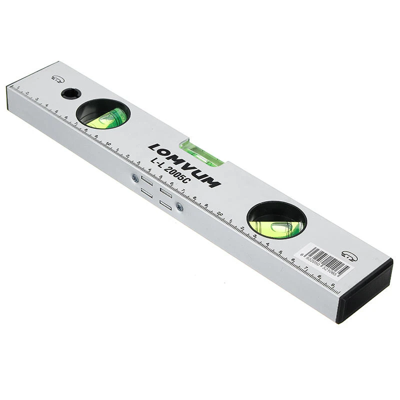 LOMVUM 300mm Magnetic Spirit Level | High Precision Ruler with Bubbles - Image 3