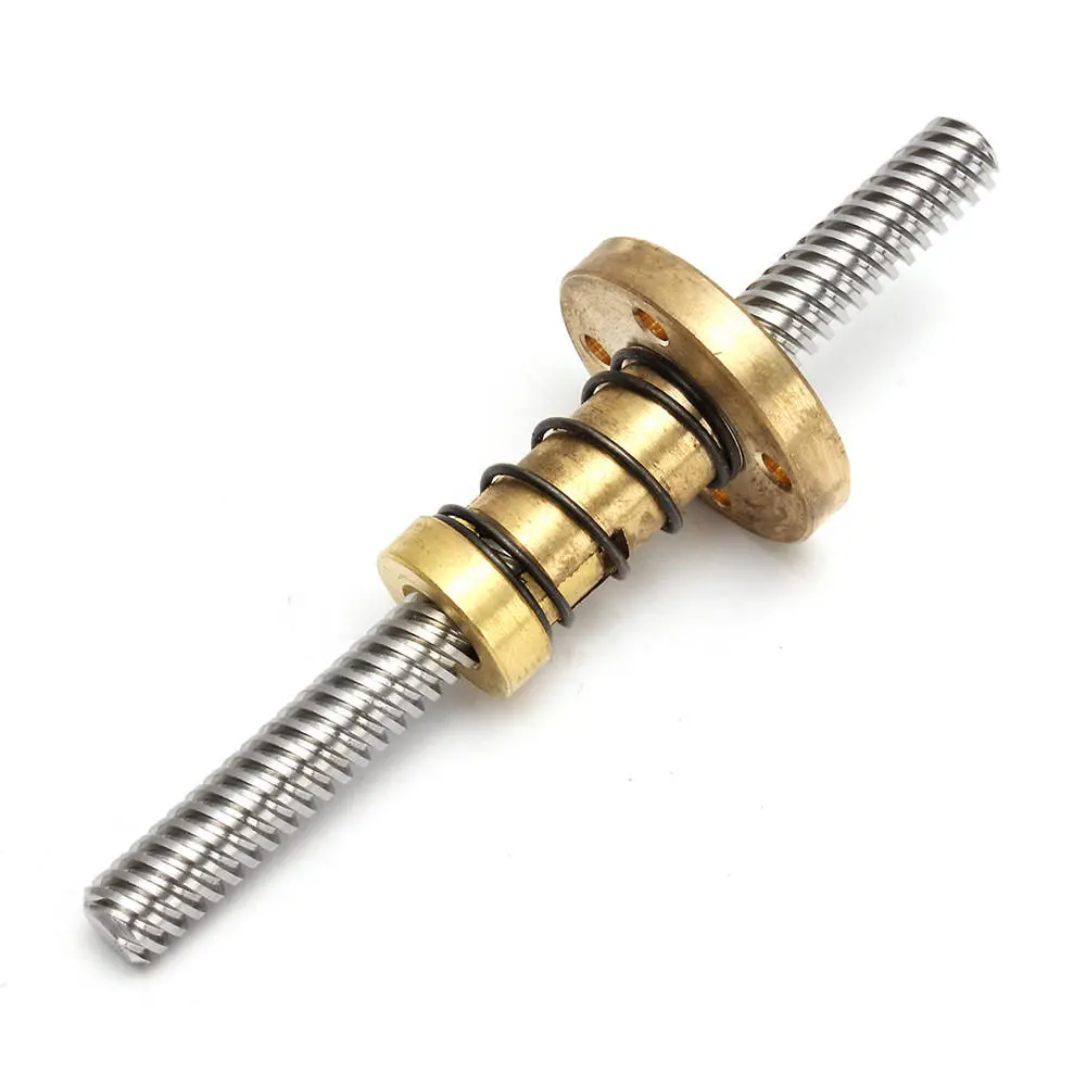 Machifit T8 100mm Lead Screw | 8mm Pitch with Anti-Backlash Nut - CNC Parts - Image 3