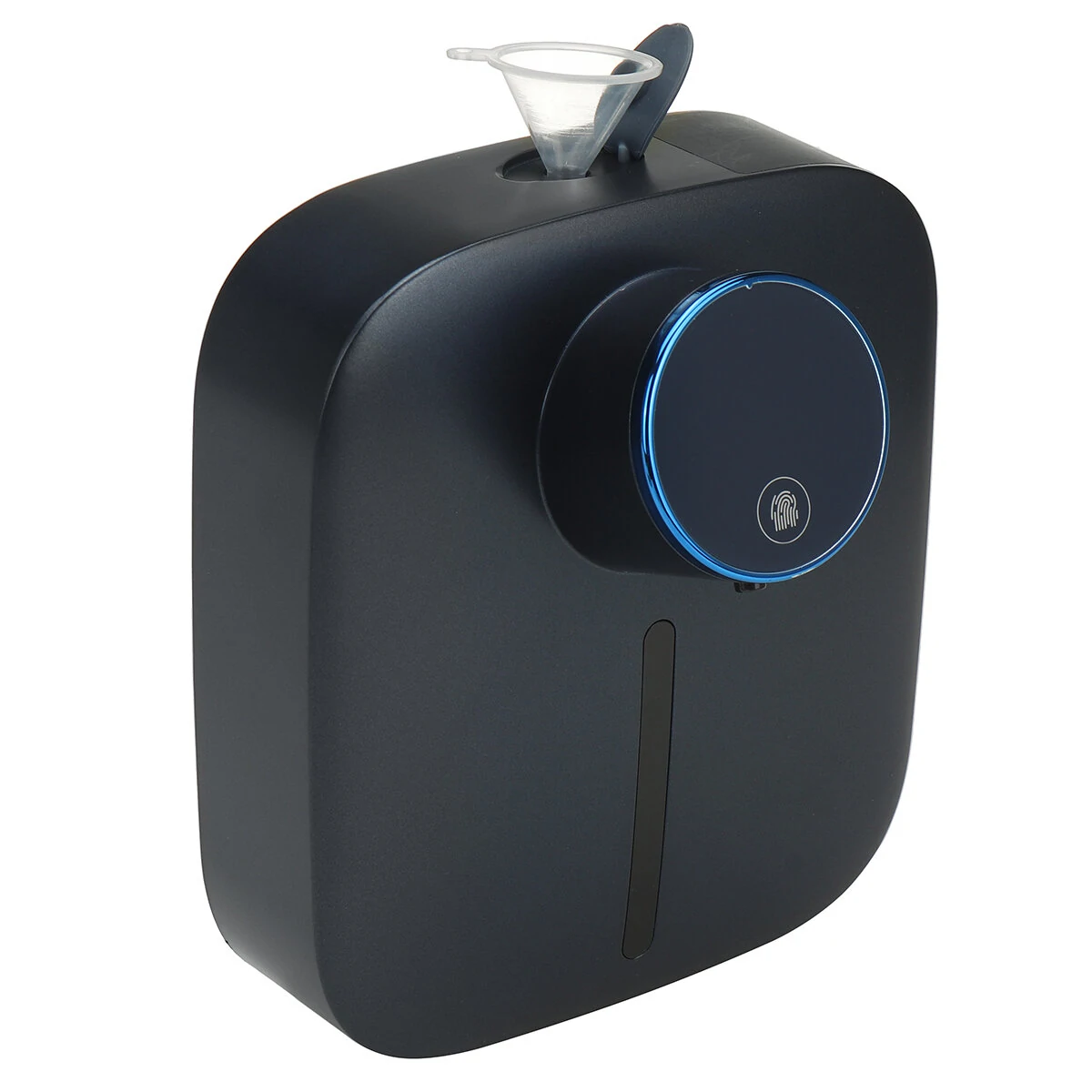 White/Blue Foam Hand Sanitizer Dispenser - Wall-Mounted Smart Sensor Soap Dispenser - Image 4