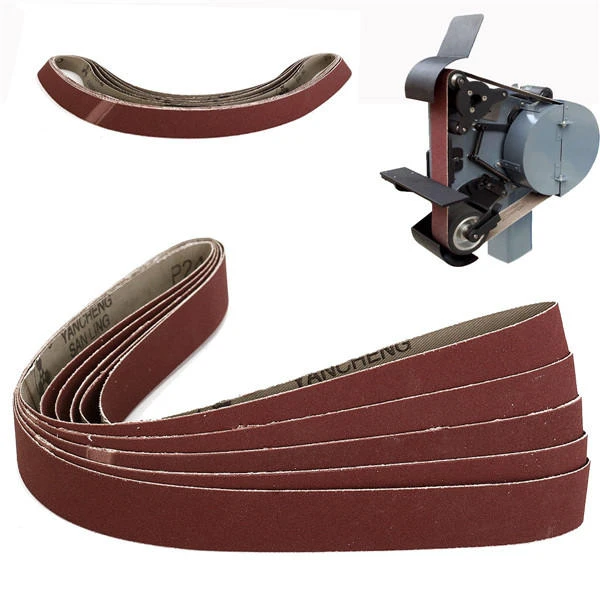 5pcs 25x760mm 240 Grit Sanding Belts | Abrasive Tool for Woodworking - Image 2