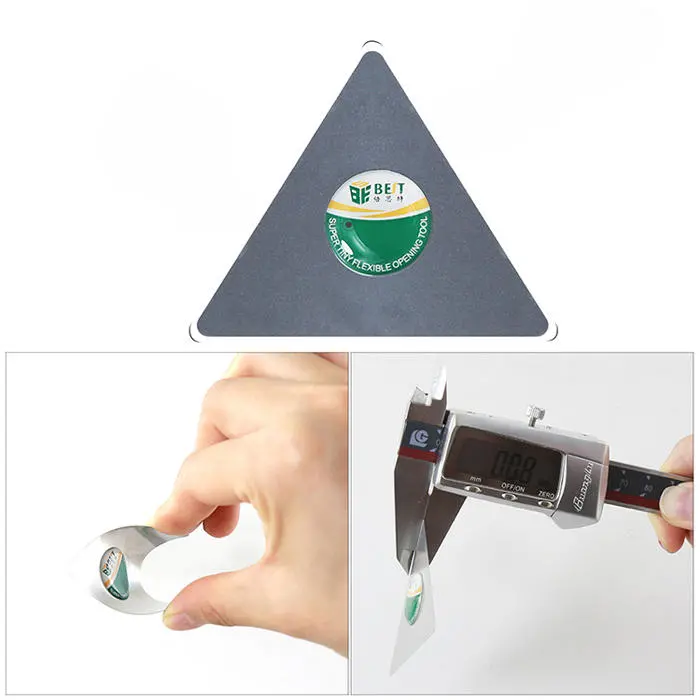 BST-005 Soft Stainless Steel Phone Pry Tool | Shrapnel Rear Cover Opening & Repair - Image 2