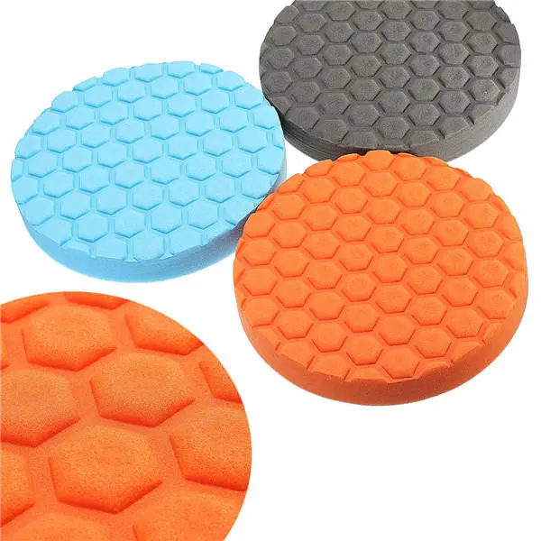 3pcs Buff Polishing Pad Kit - 4/5/7 Inch for Car Polisher | Abrasive Tools - Image 4