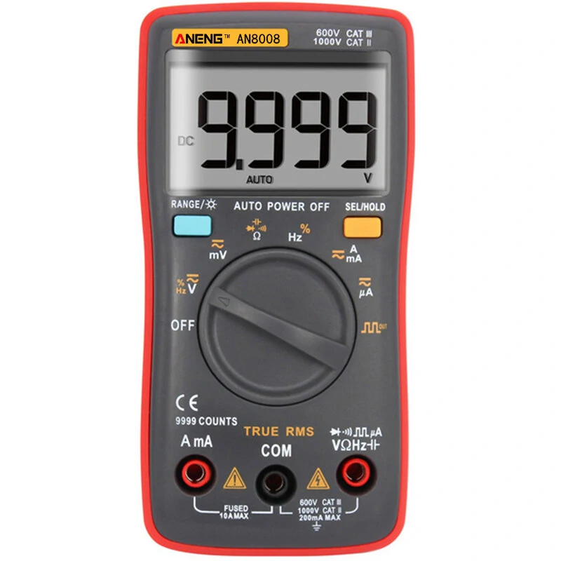 ANENG AN8008 True RMS Digital Multimeter | AC/DC Voltage Current Resistance - Image 2