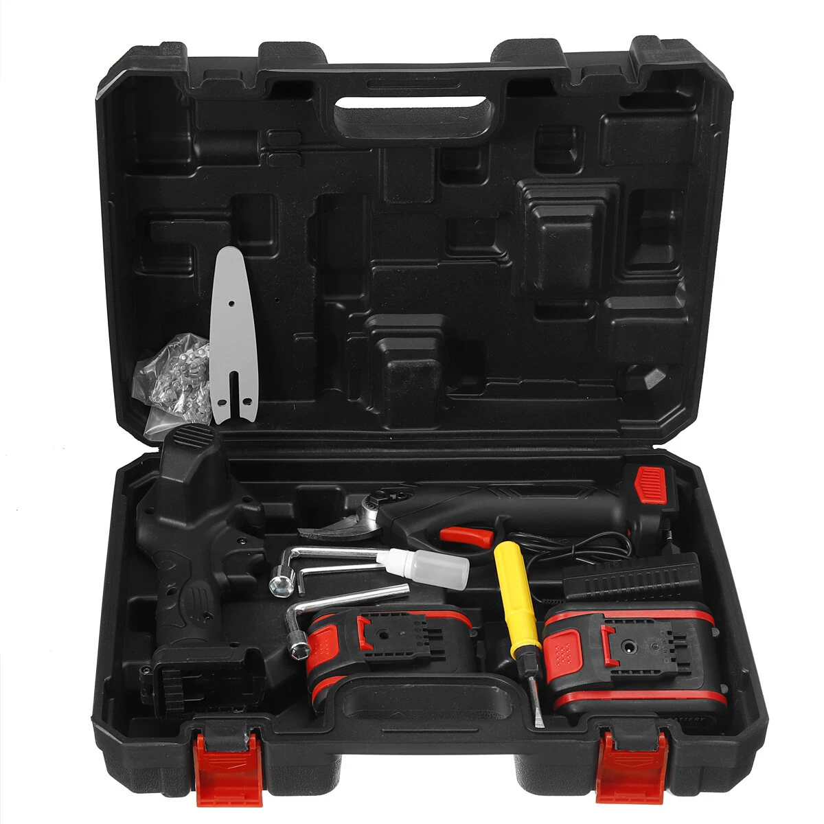 88VF Cordless Electric Chain Saw & Pruning Shears - 2-in-1 Tool with 2 Batteries - Image 2