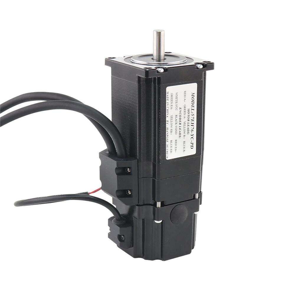 57EH76-YC-PD Closed-loop Stepper Motor | 4.0A 2.2N.m Nema23 with Driver & Brake - Image 3