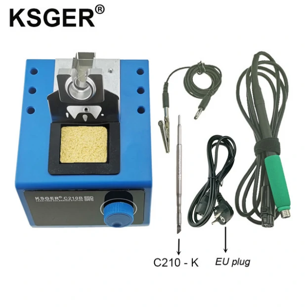 KSGER C210B 220V Soldering Station | 85W Fast Heating | JBC 210 Tip 150-480°C - Image 4