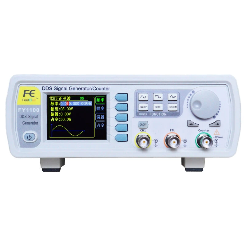 FeelTech FY1100-5M Signal Generator | DDS Function Frequency Meter | TTL Output - Image 2
