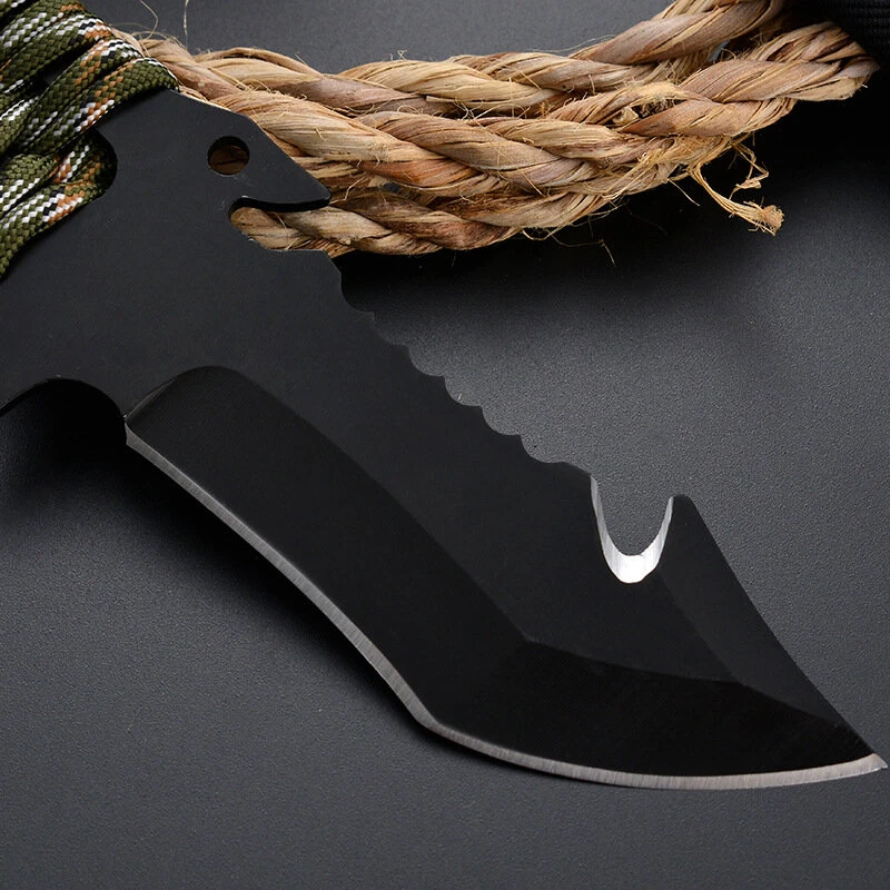 Knifee Survival Knife - 23CM Military Hunting & Camping Tool | High Hardness - Image 2
