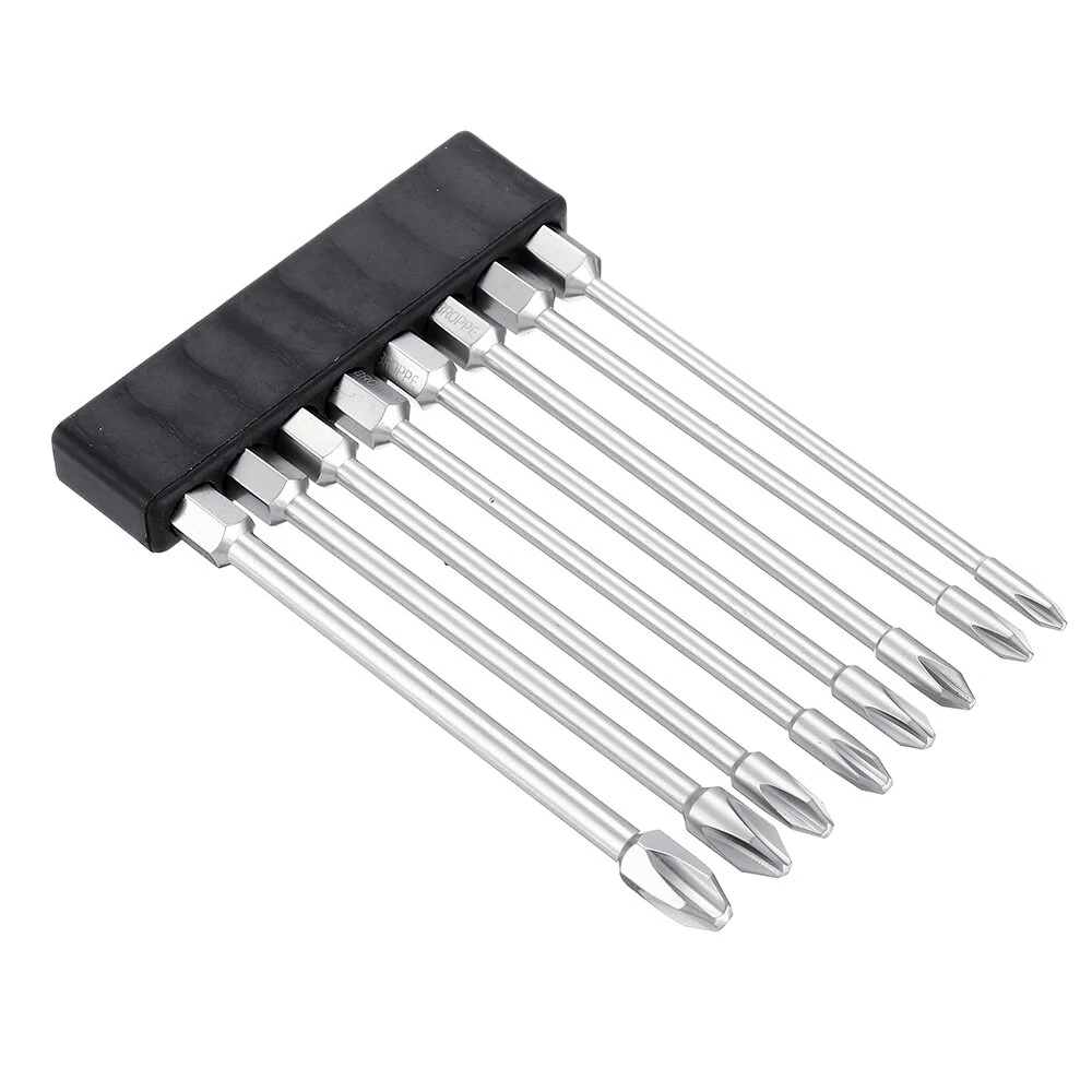 BROPPE 10Pcs Phillips Screwdriver Bits - 100mm Length | S2 High Torque & Magnetic - Image 4