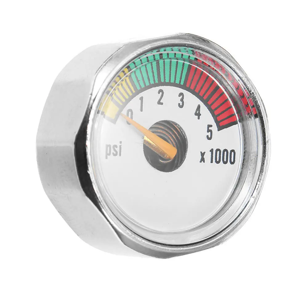 Alloy 5000 PSI CO2 Tank Pressure Gauge - 1/8 NPT Threads | Micro Air - Image 4