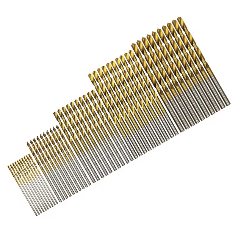 Titanium Drill Bit Set 50PCS 1-3mm | High Wear Resistance for Woodworking & DIY - Image 3