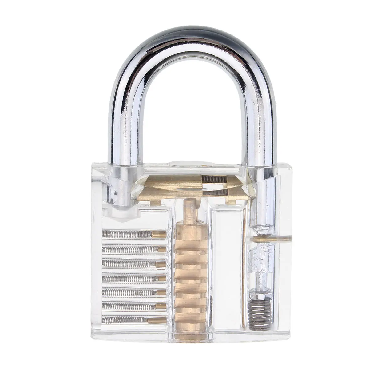 DANIU 24Pcs Lock Pick Set - Transparent Practice Padlock - Locksmith Training Tool - Image 4