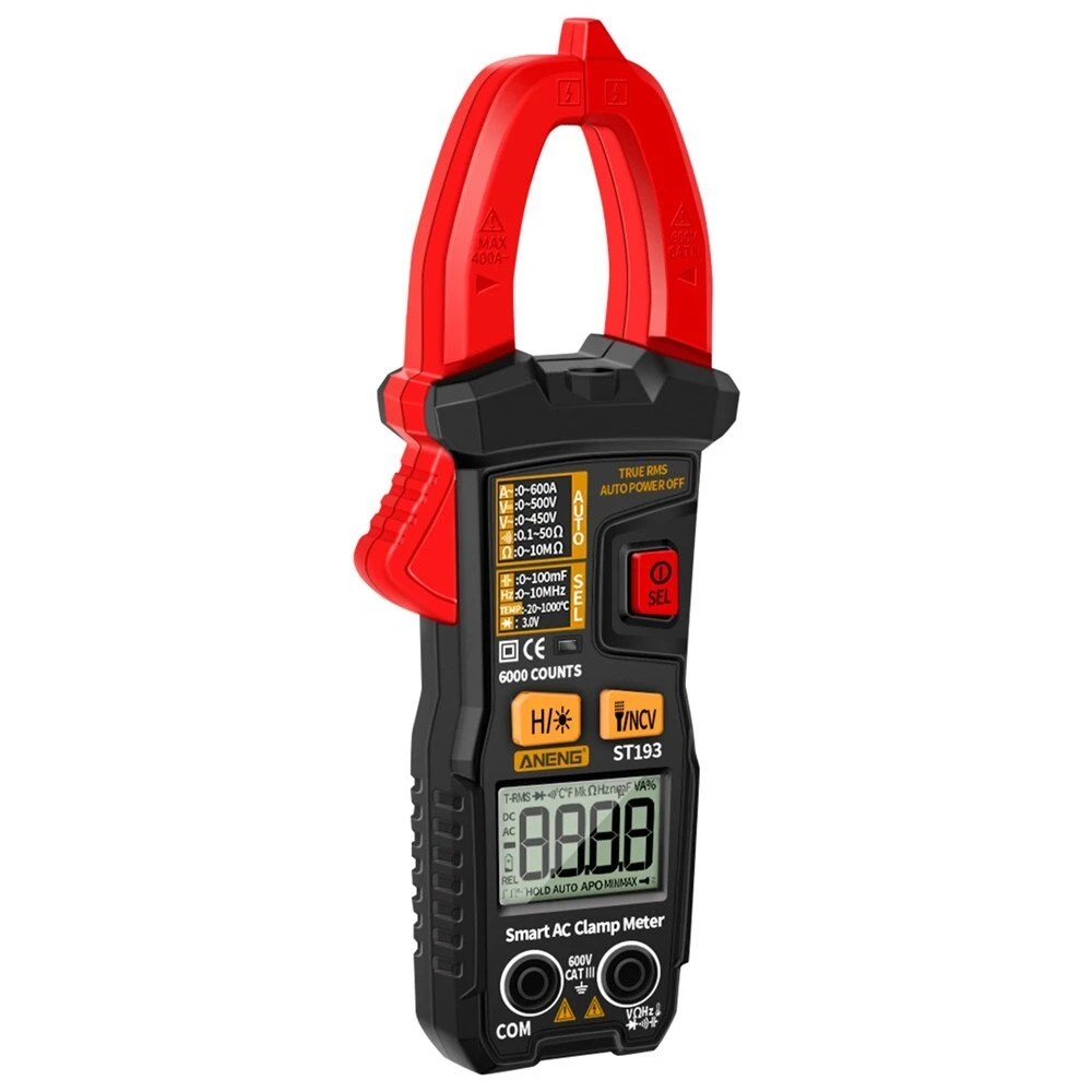 ANENG ST193 Digital Clamp Meter - 6000 Counts AC Multimeter & Voltmeter Tester - Image 4