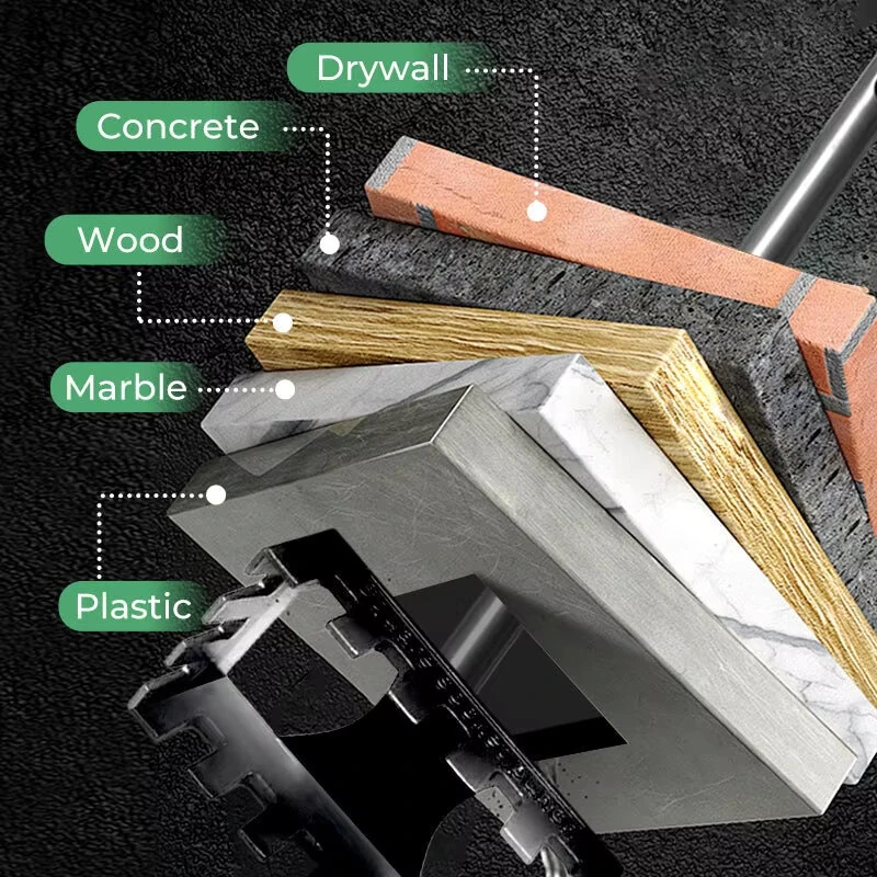 Square Hole Cutter - Chrome Steel Electrical Box Puncher | Fits 99% Hammer Drills - Image 4
