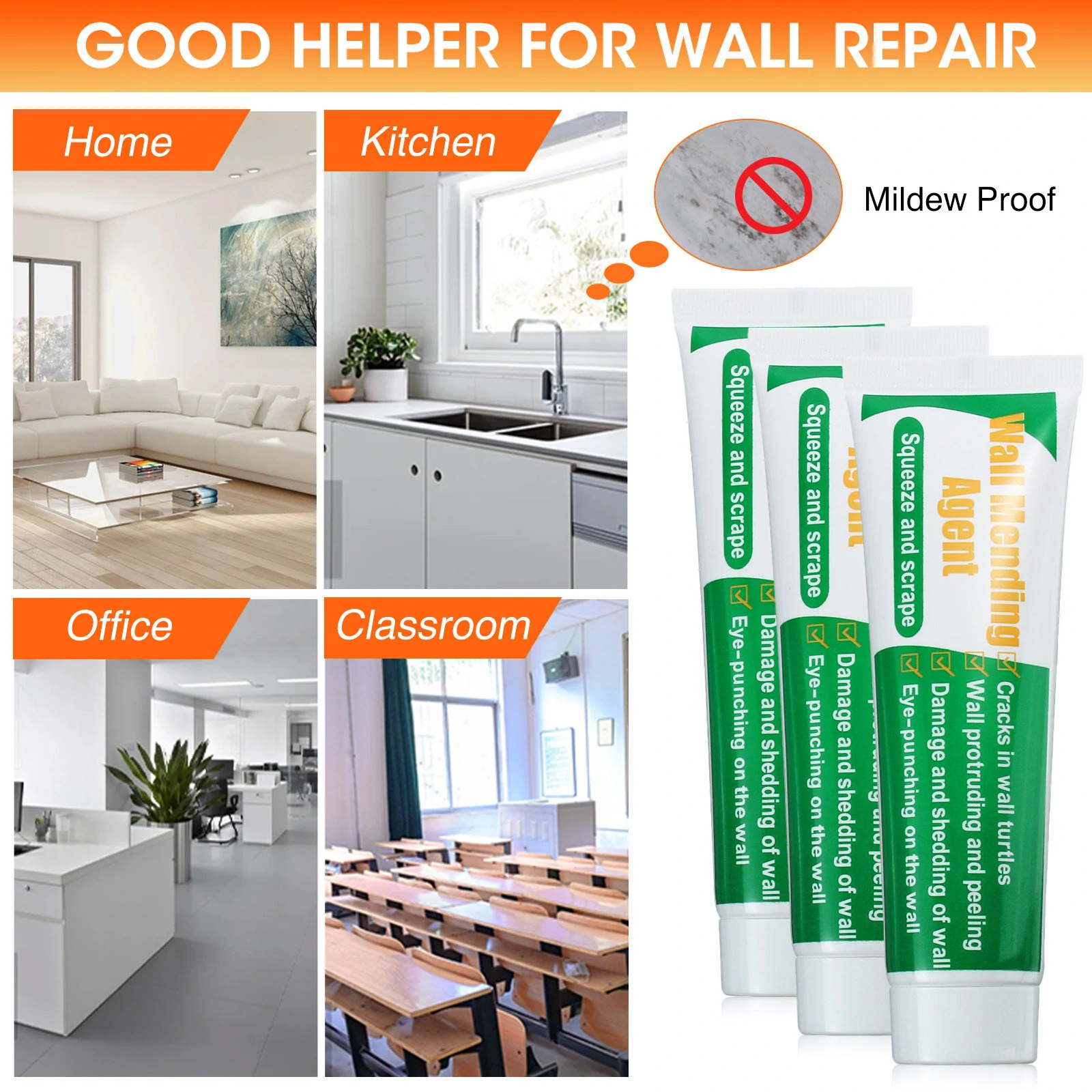 GOCHANGE Wall Repair Tools 2 Sets - Paint, Head & Scraper | Home Improvement - Image 4
