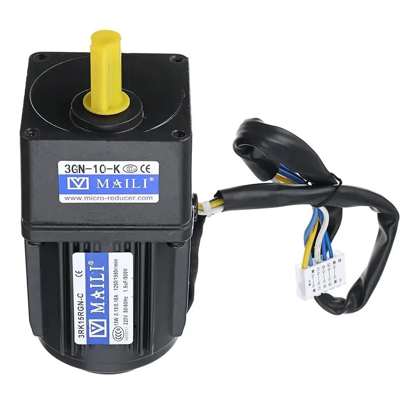 3RK15GN-C Gear Motor - 15W 220V AC Variable Speed Reversible - 6.9/125/415 RPM - Image 5