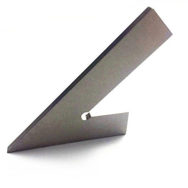 45 Degree Square Ruler Angle Gauge - Wide Base Steel 45° Try Square for Machinists - Image 3