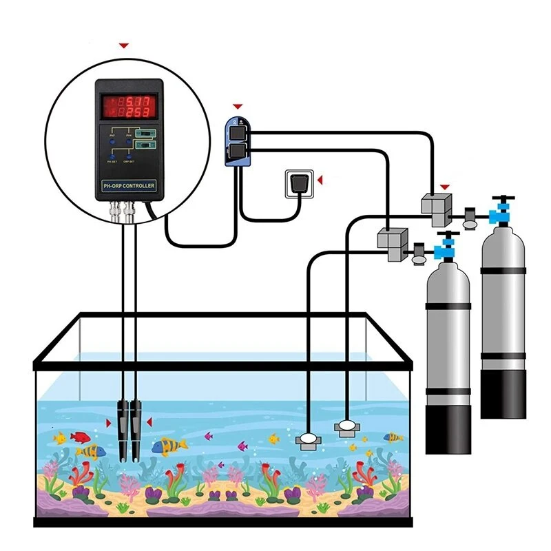 2 in 1 Digital PH & ORP Controller | Water Quality Monitor with Replaceable Probe - Image 5